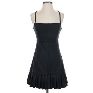 NEW FRANKIES BIKINIS Swift Tennis Dress
{$135} Black Sleeveless Ruffle Pleated M